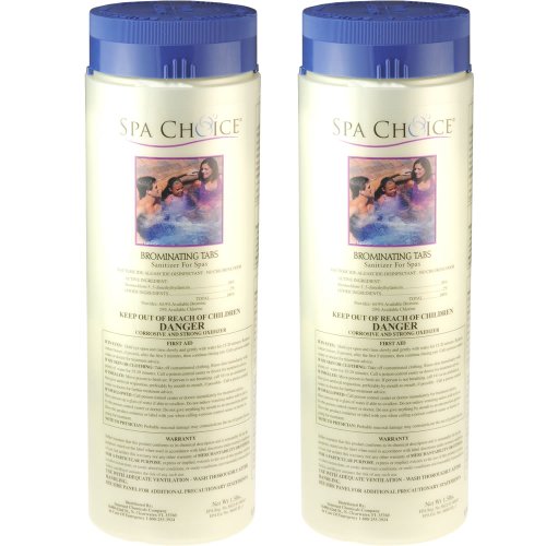 2-pack Hot Tub Spa Bromine Tablets 2 X 15 Lb Bottles 3 Lbs Total