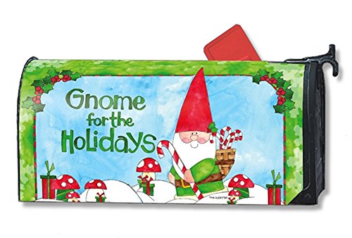 MailWraps Gnome for the Holidays Mailbox Cover 01241
