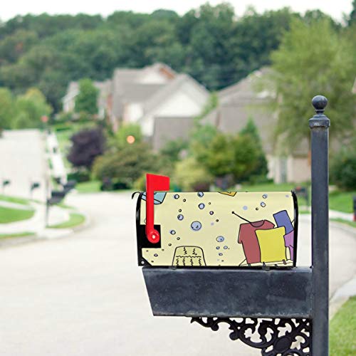 NA Baby Clothes Cute Ideas Mailboxes Magnetic Covers Mailbox Holiday Cover 21x18 Inch Standard Size Original Magnetic Mail Cover Letter Post Box