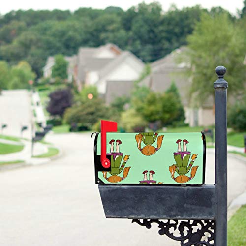 NA Cartoon Cute Colorful College Skirt Farm Mailbox Covers Magnetic Holiday Mailbox Covers Magnetic 21x18 Inch Standard Size Original Magnetic Mail Cover Letter Post Box