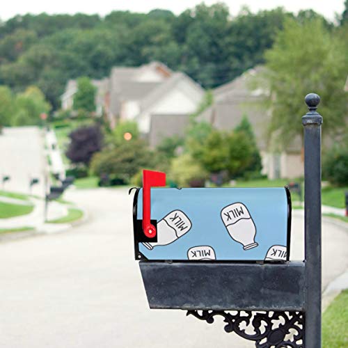 NA Colorful Create Drink Beverage Bottle Mailbox Wraps Magnetic Holiday Mailbox Covers 21x18 Inch Standard Size Original Magnetic Mail Cover Letter Post Box