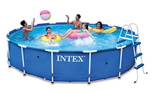 Intex 15 X 36&quot Metal Frame Swimming Pool Set With 1000 Gph Gfci Pump  28231eh