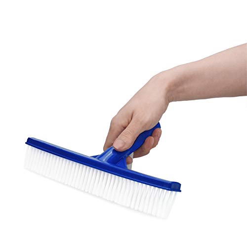 gu6uesa8n 10inch Wide Swimming Pool Brush Heavy Duty Cleaning Brushes for Hot Tubs Spa Fishpond Wall Floor