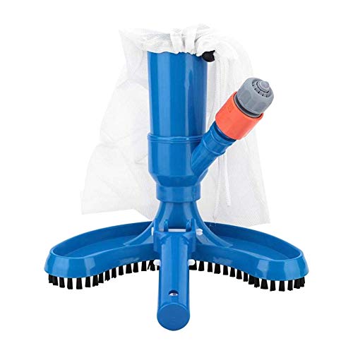 gu6uesa8n Underwater Swimming Pool Brush with Jet Vacuums Heavy Duty Cleaning Pool Floor Wall for Hot Tubs Spa Fishpond