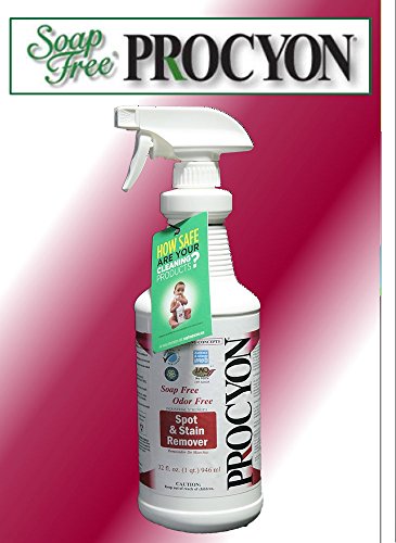 1 Each- 32 oz Bottle - Soap Free PROCYON Spot Remover - Read to Use RTU