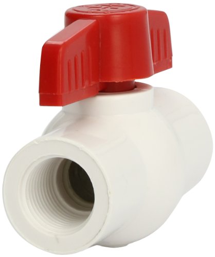 Hayward QVC1005TSEW 12-Inch White QVC Series Compact Ball Valve with Threaded End Connection