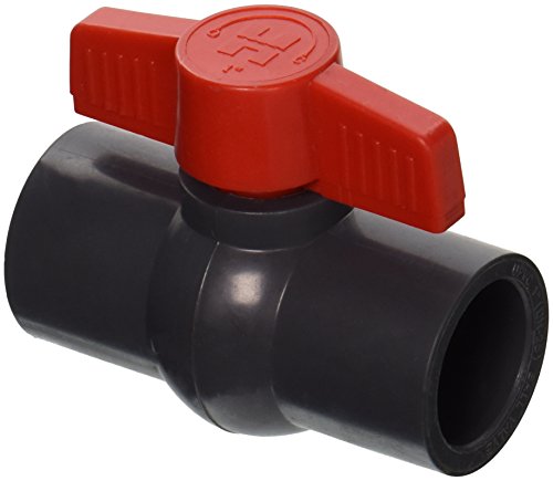 Hayward QVC1010SSEG 1-Inch Gray QVC Series Compact Ball Valve with Socket End Connection