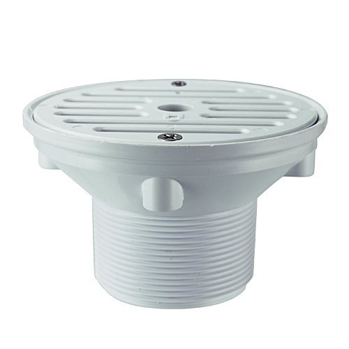 Hayward SP1424 1-12-Inch FIP by 2-Inch MIP White Adjustable WallFloor Inlet Concrete Pool Fitting