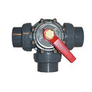 Praher Heavy Duty 3-way Valve With All 2&quot True Unions