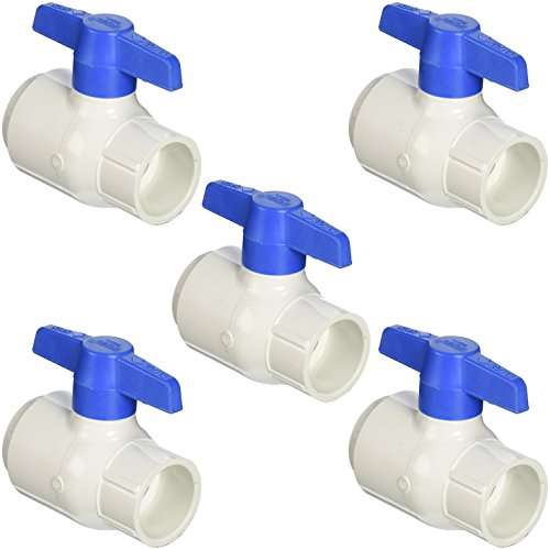 SPEARS MANUFACTURING CO 2622-010 1 MOLDED PVC BALL VALVE 5 Pack
