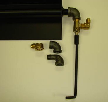 HPC Manual Valve Kit for Burner Pan - Natural Gas