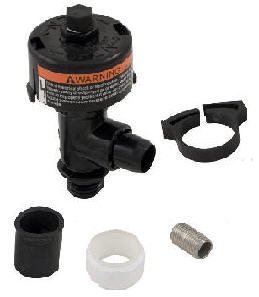 Pentair 98209804 Universal High Flow Manual Air Relief Valve With Instruction Labels Replacement Pool And Spa