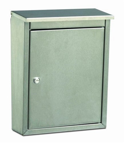 Architectural Mailboxes Metropolis Wall Mailbox Stainless Steel Satin Finish