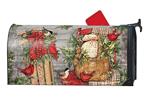 Studio M Outdoor Mailbox Cover MailWrap - Front Porch Christmas