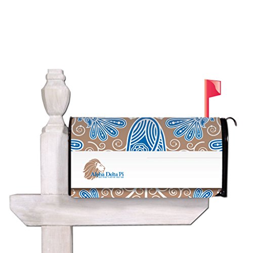 VictoryStore Outdoor Mailbox Cover - Alpha Delta Pi Design 4 Floral Magnetic Mailbox Cover