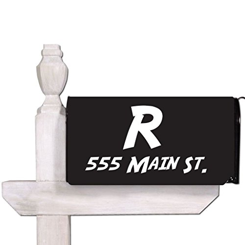VictoryStore Outdoor Mailbox Cover - Custom Magnetic Mailbox Cover Black