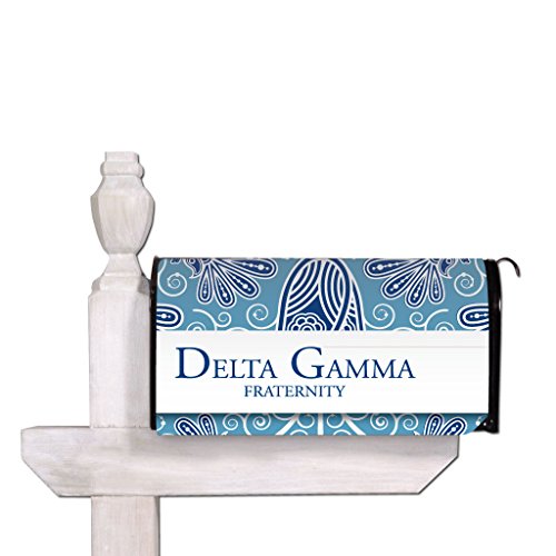 VictoryStore Outdoor Mailbox Cover - Delta Gamma Design 4 Floral Magnetic Mailbox Cover