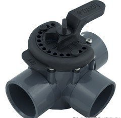 Pentair 263028 3-Port Diverter Valve with 2 - 25 PVC Material