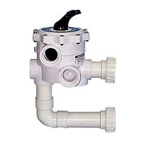 Sta-rite 18201-0150 Abs 6-position Multiport Valve 1 12 Inch Valve Port With 1 12 Inch Piping Union Connection