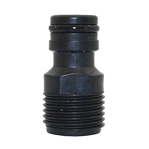 BoMiVa - Garden Male Nipple Connector 12 Threaded Tube Faucet Adapter Water Gun Fitting Plastic Pipe Drip Irrigation Fittings 6 Pcs