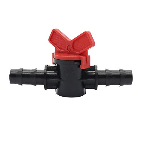 DORATA - 13 mm Garden Hose Control Valve Agriculture Irrigation Pipe Fittings Plastic Pipe Changeover Accessories 20 Pcs
