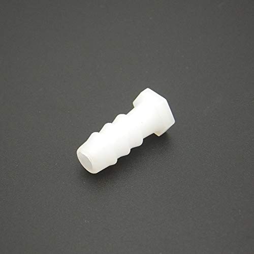 Maslin 10PCS 8mm Hose Barb End Cap Plug Plastic Pipe Fitting Coupling Adapter Aquarium Garden Micro Irrigation Water Connector