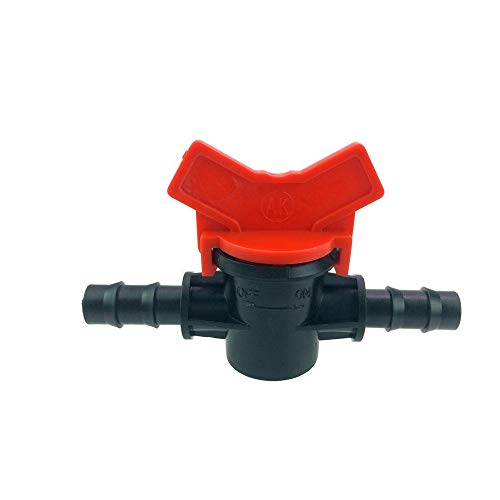 CHENTAOCS 2 Pcs Close 912 Hose Valve G1  2Micro-Irrigation Pipe Valve Slotted Barbed Plastic Valves for Garden Irrigation Size  12