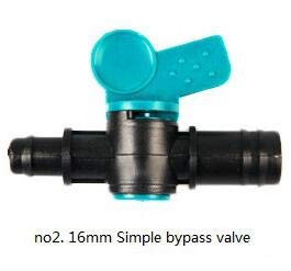 Garden Sprinklers 5Pcs 16-Kinds Drip Irrigation Tape Ball Valves 12 Thread 16Mm 20Mm 25Mm Barbed Connectors Trickle Irrigation Water Pipe Valve No2
