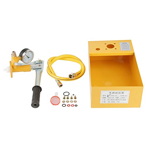 Water Pressure Test Pump 25Mpa 25KG Manual Hydraulic Pump for Water or Hydraulic Oil as a Medium a Variety of Pressure Vessels Pipes Valves and Other Pressure Test