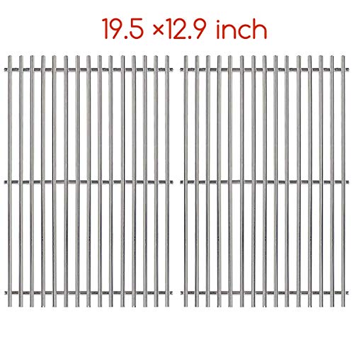Utheer 7528 304 Stainless Steel Cooking Grid Grate 195 x 129 inch for Weber Genesis E and S Series 300 E310 E320 S310 S320 Gas Grills Weber Genesis Grill Replacement Parts