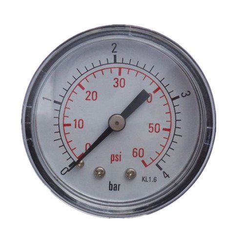 Pool Spa Jacuzzi Filter 0-60 Psi Pressure Gauge Back Mount 12&quot