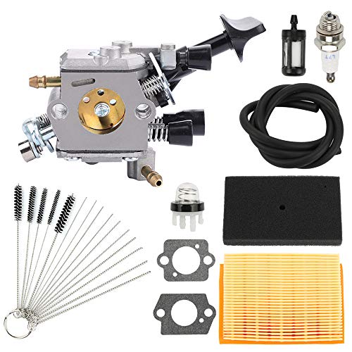 Highmoor C1Q-S210 C1Q-S210B Carburetor for STIHL BR350 BR350Z BR430 BR430Z SR430 SR450 SR431 Backpack Leaf Blower Carb Replace 4229 129 0901 with Air Filter Tune Up Kit