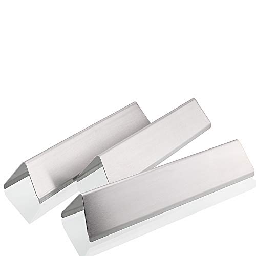 QuliMetal 304-SUS 153 Flavor Bars for Weber Spirit E210 S210 E220 S220 with Front Control Knobs Heat Plate for Weber Spirit 200 Series Gas Grills