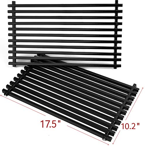 SHINESTAR 7637 Grill Grates for Weber Spirit E210 Spirit S210 175-inch Porcelain Enameled Cooking Grids Replacement Parts Packs of 2