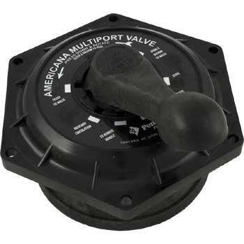 Pentair 51000111 1-12-Inch Black Top Assembly Replacement 1-12-Inch Side Mount Multiport Pool and Spa Valve
