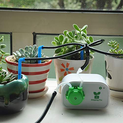 Automatic Intelligent Garden Watering DeviceSucculents Plant Drip Irrigation Tool Gardening Water Pump Timer SystemMobile Phone Control