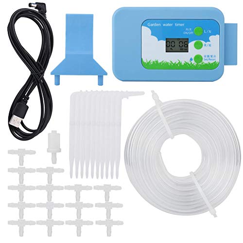 Water Pump Timer Irrigation System LCD DIY Drip Controller Kit Automatic Watering System for Home Garden Indoor