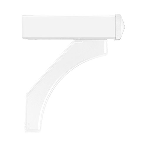 Salsbury Industries 4377WHT Arm Kit Replacement for Deluxe Post for 1 Roadside Mailbox White