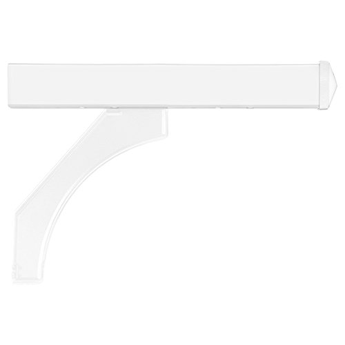 Salsbury Industries 4378WHT Arm Kit Replacement for Deluxe Post for 2 Roadside Mailboxes White