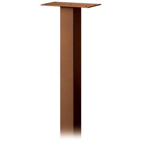 Salsbury Industries 4385D-COP Standard Pedestal In-Ground Mounted for Designer Roadside Mailbox Copper