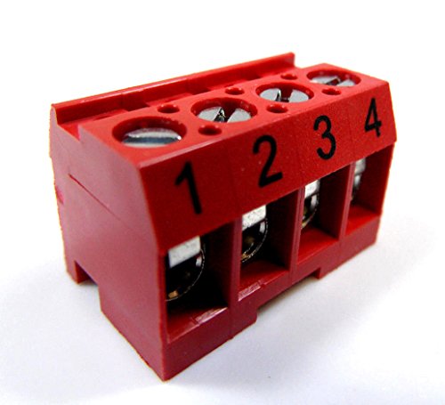 Jandy Zodiac 6609 Aqualink RS Replacement Part Terminal Bar 4 Pin Red 6609