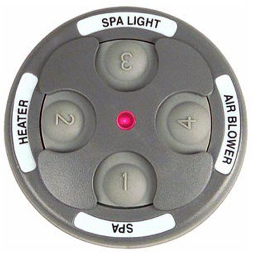 Zodiac 8049 1-Inch-1-12-Inch 4 Function Gray Spa Side Remote Replacement for Zodiac Jandy AquaLink RS Control System 100-Feet
