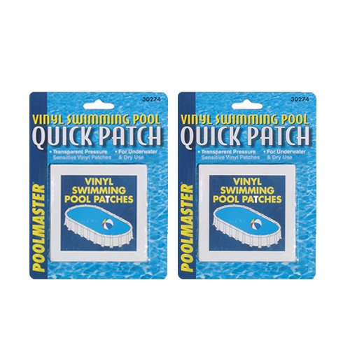 Poolmaster 30274 Underwater Swimming Pool Vinyl Liner Repair Patch Kit-2 Pack