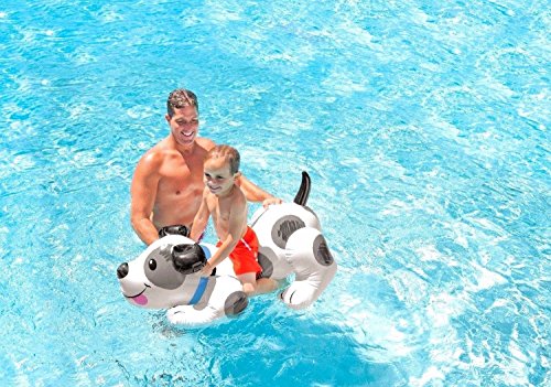 INTEX PUPPY RIDE-ON SWIMMING POOL FLOAT TOY INFLATABLE BEACH SUMMER BIRTHDAY FUN GH45843 3468-T34562FD137855