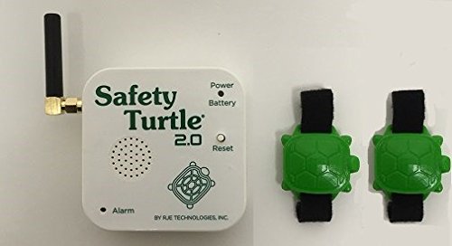 New Safety Turtle 2.0 Pet Immersion Pool/water Alarm Kit - 2 Petbands