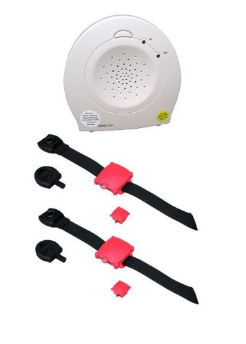 Safety Turtle Child Immersion Pool/water Alarm Kit - 2 Red Wristbands