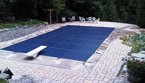 14x28 BLUE MESH Inground Rectangle Swimming Pool Winter Safety Cover 15 Year