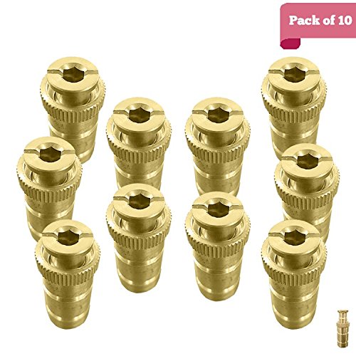 Brass Anchor for Pool Safety Cover - 10 Pack