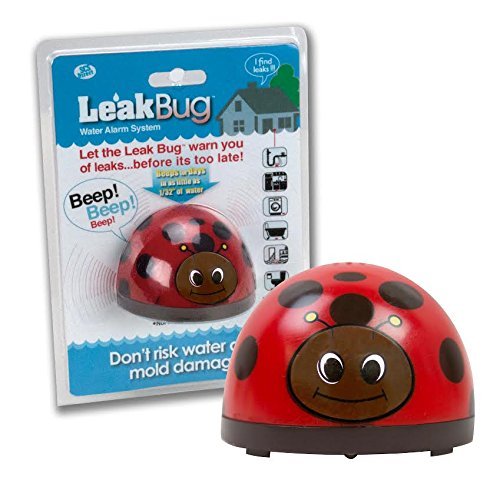 Water Alarm - Leak Bug Electronic Leak Detector - Detects as little as 132 of water Color LadyBug Model LEA_BUG Outdoor Hardware Store