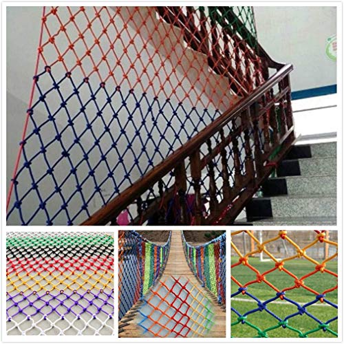 Protective Net for Pool Protection Net for Child Safety Net Woven Rope Window Outdoor Climbing Detachable Balcony Stair Anti-Fall Railing Grid Home Deck Garden Decoration Fence Swing
